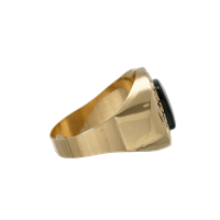 Ring Damiata Gioielli Man in Yellow Gold Onice 986/102/1 - 986/102/1